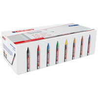 DRYWIPE PENS SLIMLINE BARRELS, 8 Assorted Colours, Class Pack of 200