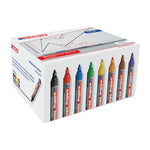 MARKERS, DRYWIPE WHITEBOARD, BULLET TIP, 8 Assorted Colours, Class Pack of, 50