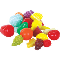 PLAY FOOD, PLASTIC, PLASTIC FRUIT, Age 3+, Pack of, 21