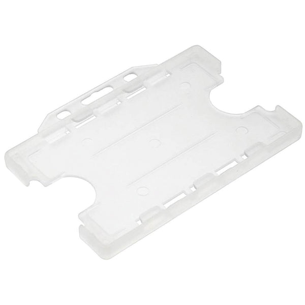 IDENTITY/ACCESS CARD HOLDERS, Double Sided, Clear, Box of 50