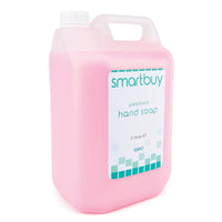 SMARTBUY, BULK LIQUID SOAPS, Pearlised Hand Soap, Case of 2 x 5 litres