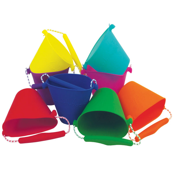 GROUP PLAY ACTIVITIES, BUCKETS, SCRUNCH BUCKETS, Age 3+, Set of, 8