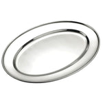 OVAL PLATTERS, Stainless Steel, 300mm, Each