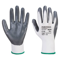 GENERAL HANDLING GLOVES, Sponge Nitrile Coated, Large, Pair