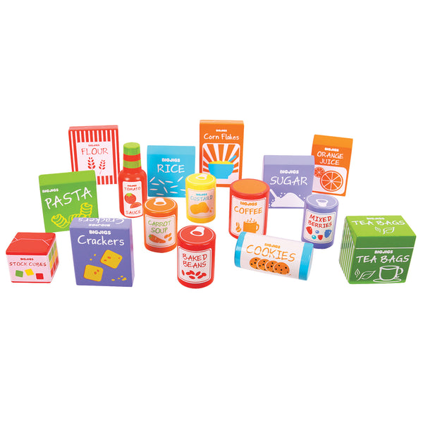 ROLE PLAY, GROCERIES, Age 3+, Set of, 22