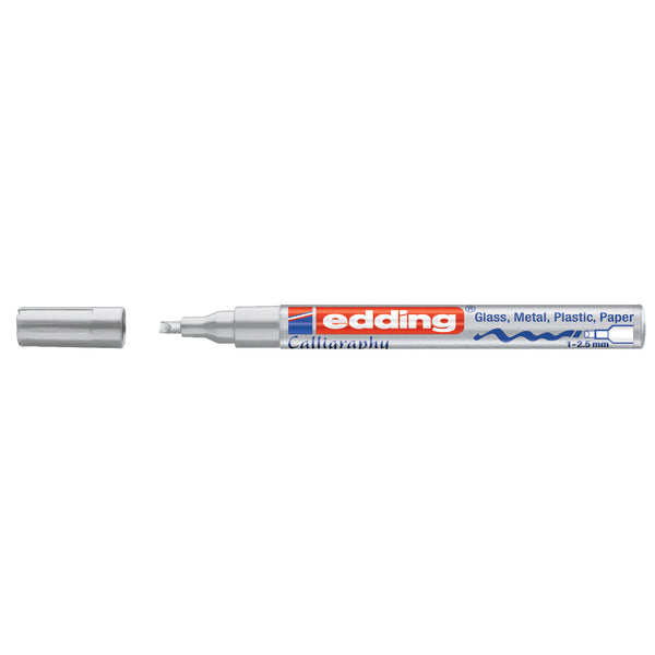 CALLIGRAPHY MARKERS, Edding 753, Silver, Pack of 10