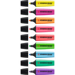 HIGHLIGHTERS, STABILO BOSS, ORIGINAL, Single Colour Packs, Yellow, Pack of, 10