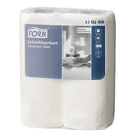 TORK EXTRA ABSORBENT KITCHEN ROLL, Case of, 24 rolls