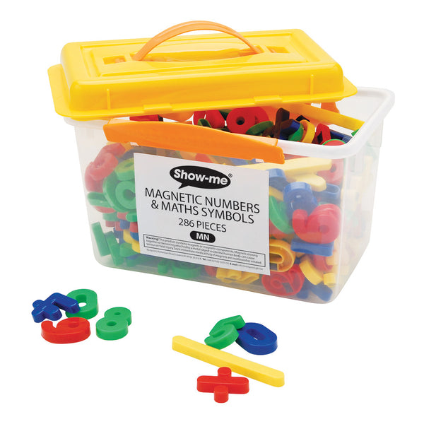 MAGNETIC NUMBERS, Multi-Coloured, Pack of 286