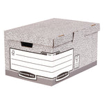 Heavy Duty Storage Box with Hinged Lid, Pack of, 10