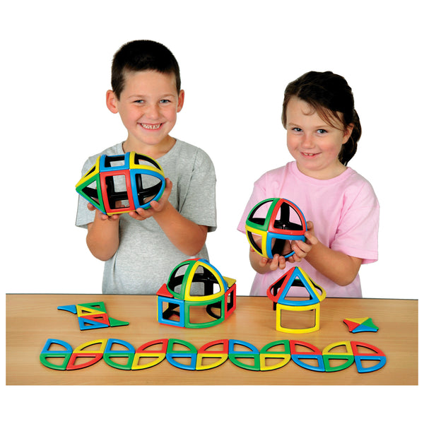 MAGNETIC POLYDRON, Class Pack, Pack of 72 pieces