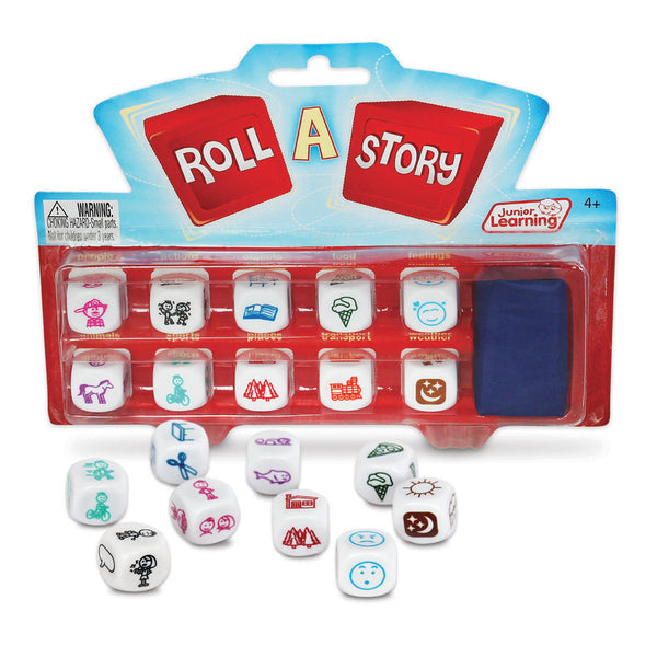 WORD GAMES, ROLL A STORY, Age 4-9, Each