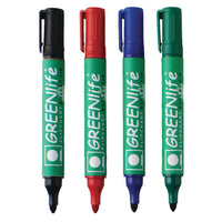 FLIPCHART MARKERS, Greenlife, Assorted, Pack of 4