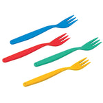 POLYCARBONATE WARE, STANDARD, Small Forks, Blue, Pack of 10