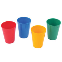 POLYCARBONATE WARE, STANDARD, BEAKERS, Coloured, Red, Pack of 10