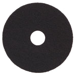 FLOOR PADS, For Standard and High Speed Machines, Stripping, Black, 380mm (15), Pack of 5