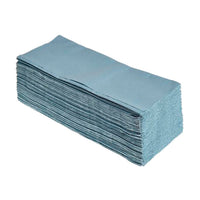 SMARTBUY, HAND TOWELS, Blue, 1 Ply, Case of 5000 Sheets