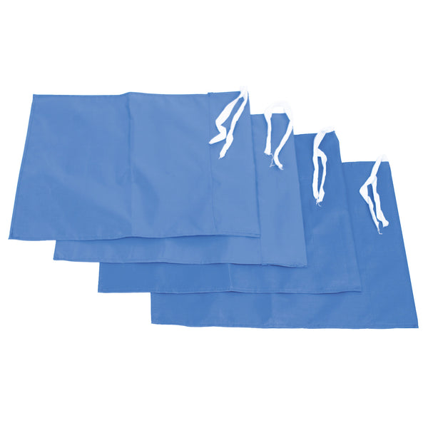FOOTBALL, FLAGS FOR CORNER POSTS, Blue, Pack of, 4