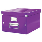 CLICK & STORE, Leitz Click & Store Universal A4 Storage Boxes, Purple, Each