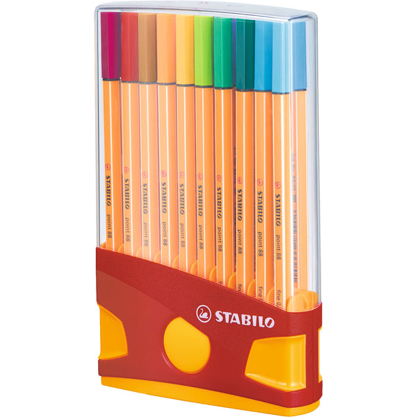 PENS, STABILO Point 88, Assorted Colours, Pack of 20
