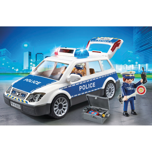 PLAYMOBIL POLICE CAR, Age 4+, Set