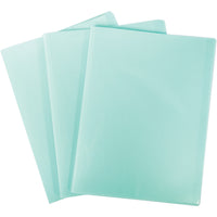 PRESENTATION FOLDERS, Biodegradable Aqua Covers, A4, 10 pocket, Pack of 12