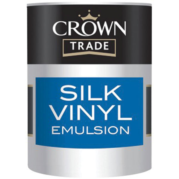 Silk Vinyl Emulsion, WALL & CEILING PAINT, Brilliant White, 5 litres