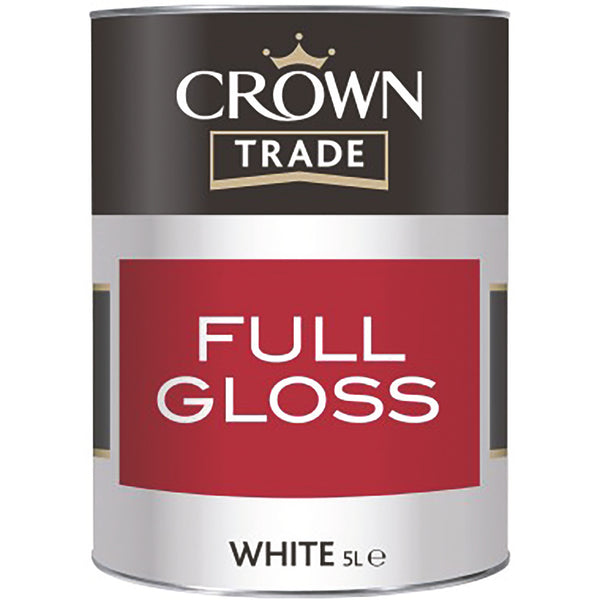 Gloss (Oil Based), WOOD PAINT, Brilliant White, 5 litres