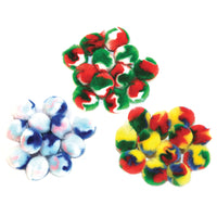 POM POMS, Multicoloured, Pack of, 100