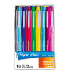 FINE FIBRE TIPPED PENS, Paper Mate Flair, Assorted, Pack of 16
