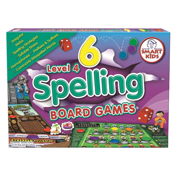 SMART KIDS, BOARD GAMES, Level 4, Pack of 6