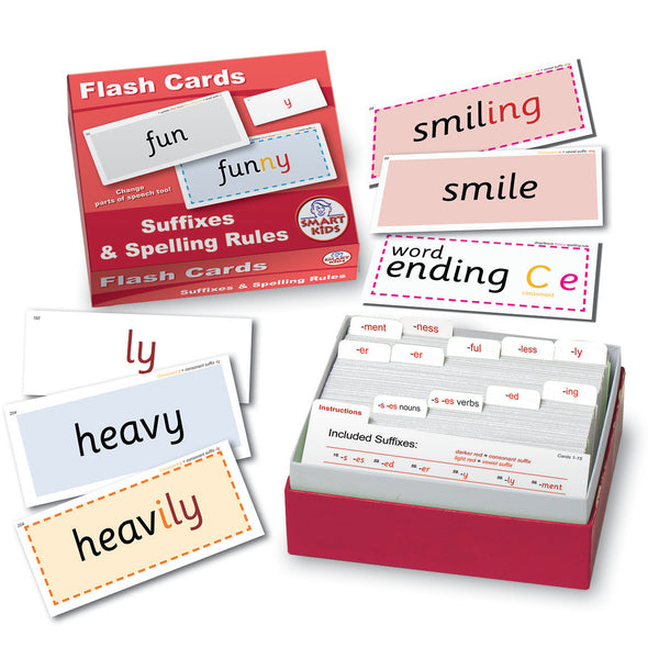 SUFFIX & SPELLING FLASHCARDS, Pack