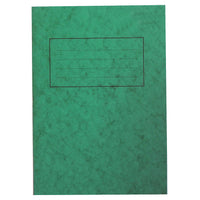 EXERCISE BOOKS, PREMIUM RANGE, A4 (297 x 210mm), 80 pages, Green, 10mm Squares, Pack of 50