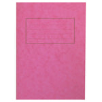 EXERCISE BOOKS, PREMIUM RANGE, A4 (297 x 210mm), 80 pages, Pink, 8mm ruled with margin, Pack of 50