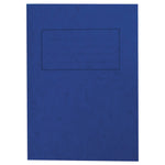 EXERCISE BOOKS, PREMIUM RANGE, A4 (297 x 210mm), 80 pages, Blue, 10mm Squares, Pack of 25