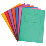 EXERCISE BOOKS, PREMIUM RANGE, 9 x 7in (229 x 178mm), 80 pages, Green, 8mm Ruled with Margin, Pack of 50