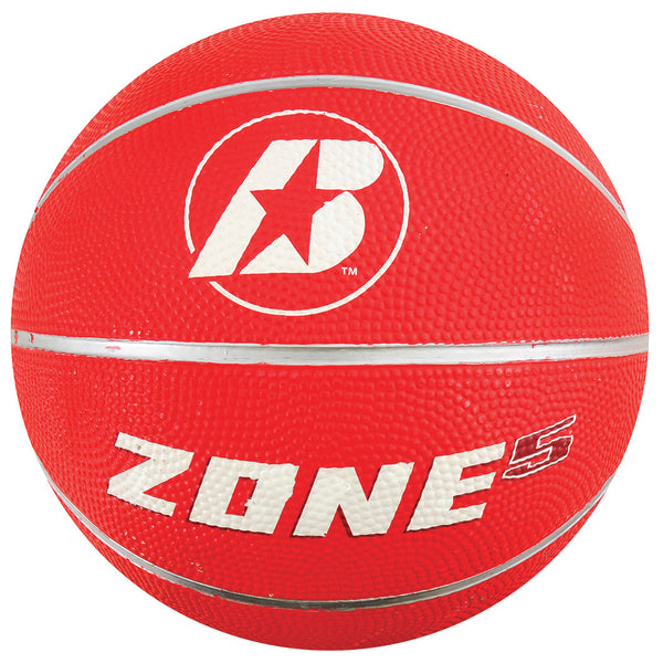 BASKETBALLS, Baden Zone Colour Coded, Red, Size 5, Each