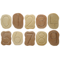 FEELS-WRITE NUMBER STONES, Age 3+, Set of, 10