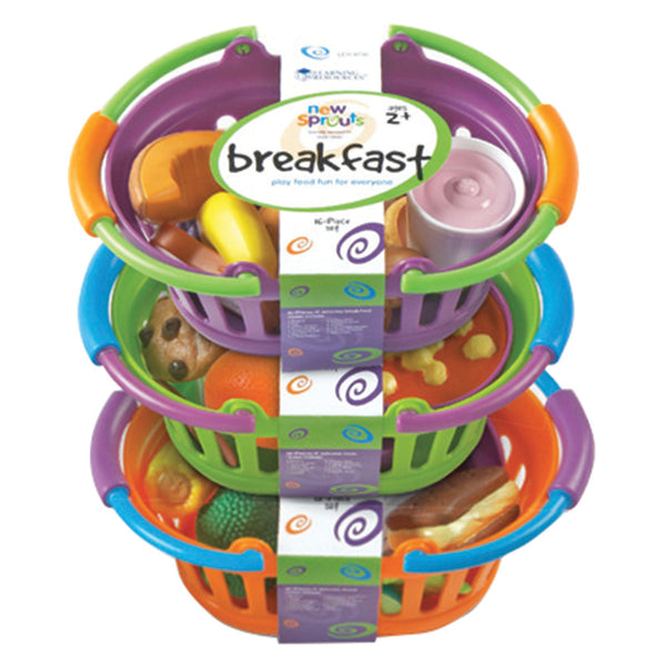 ROLE PLAY, BASKET SET, NEW SPROUTS BREAKFAST, LUNCH & DINNER, Age 18 mths+, Set