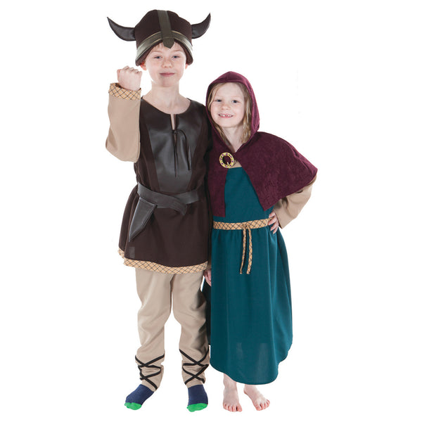 COSTUMES, Viking Man & Woman, Set