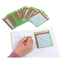 MULTIPLICATION STICKERS, 90 x 75mm, Pack of 6 x, 24 stickers