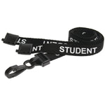 LANYARDS, Student, Black, Pack of, 25
