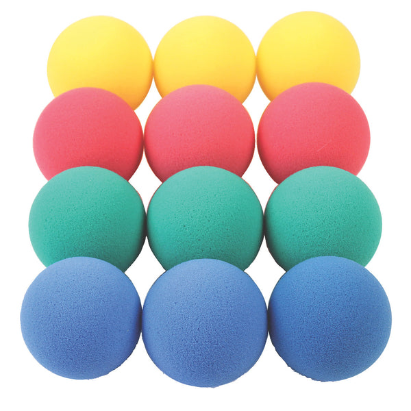 FOAM BALLS, Low Density, 90mm diameter, Pack of, 12