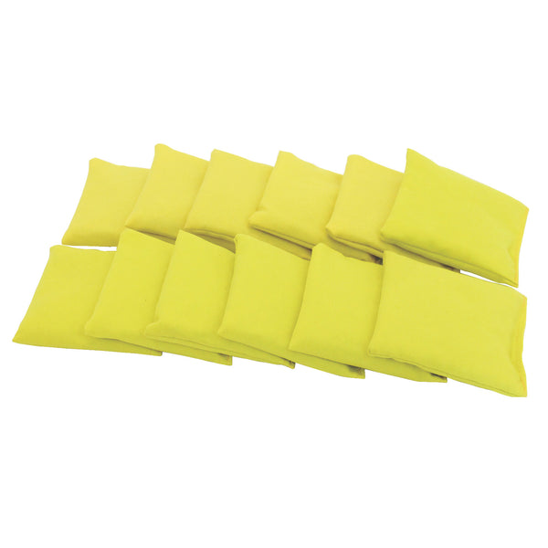 BEAN BAGS, Cotton Single Colours, Yellow, Set of 12