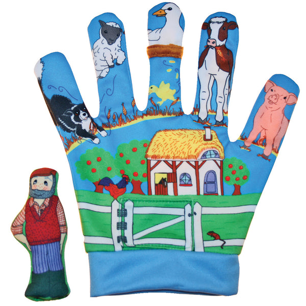 FAVOURITE SONG HAND PUPPETS, Old Macdonald, 1 Glove, Set