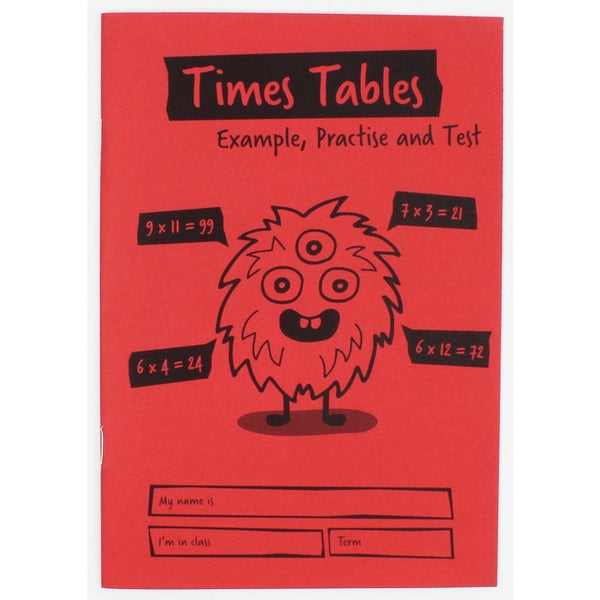 A5 TIMES TABLE BOOK, Pack of, 30