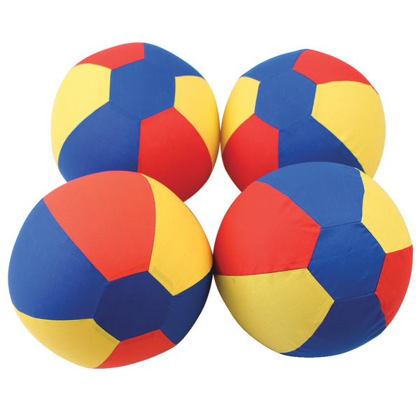 CLOTH COVERED BALLOON BALL, Set of, 4