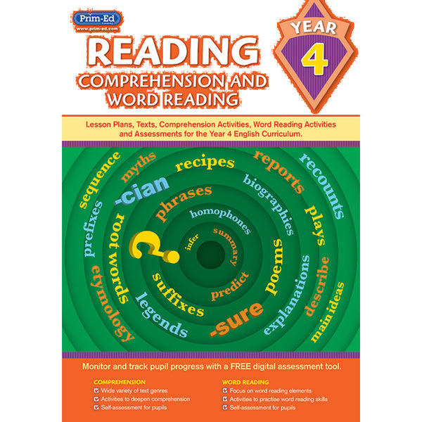 READING-COMPREHENSION & WORD READING, Year 4, Each