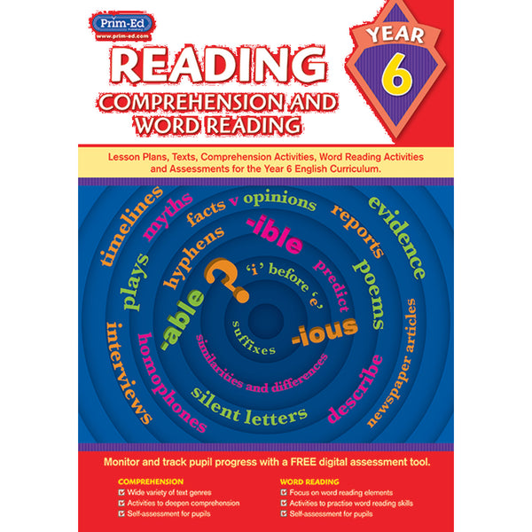 READING-COMPREHENSION & WORD READING, Year 6, Each