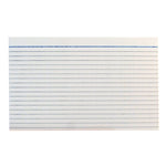 INDEX CARDS , White, Ruled 6mm both sides., 127 x 76mm, Box of, 2000